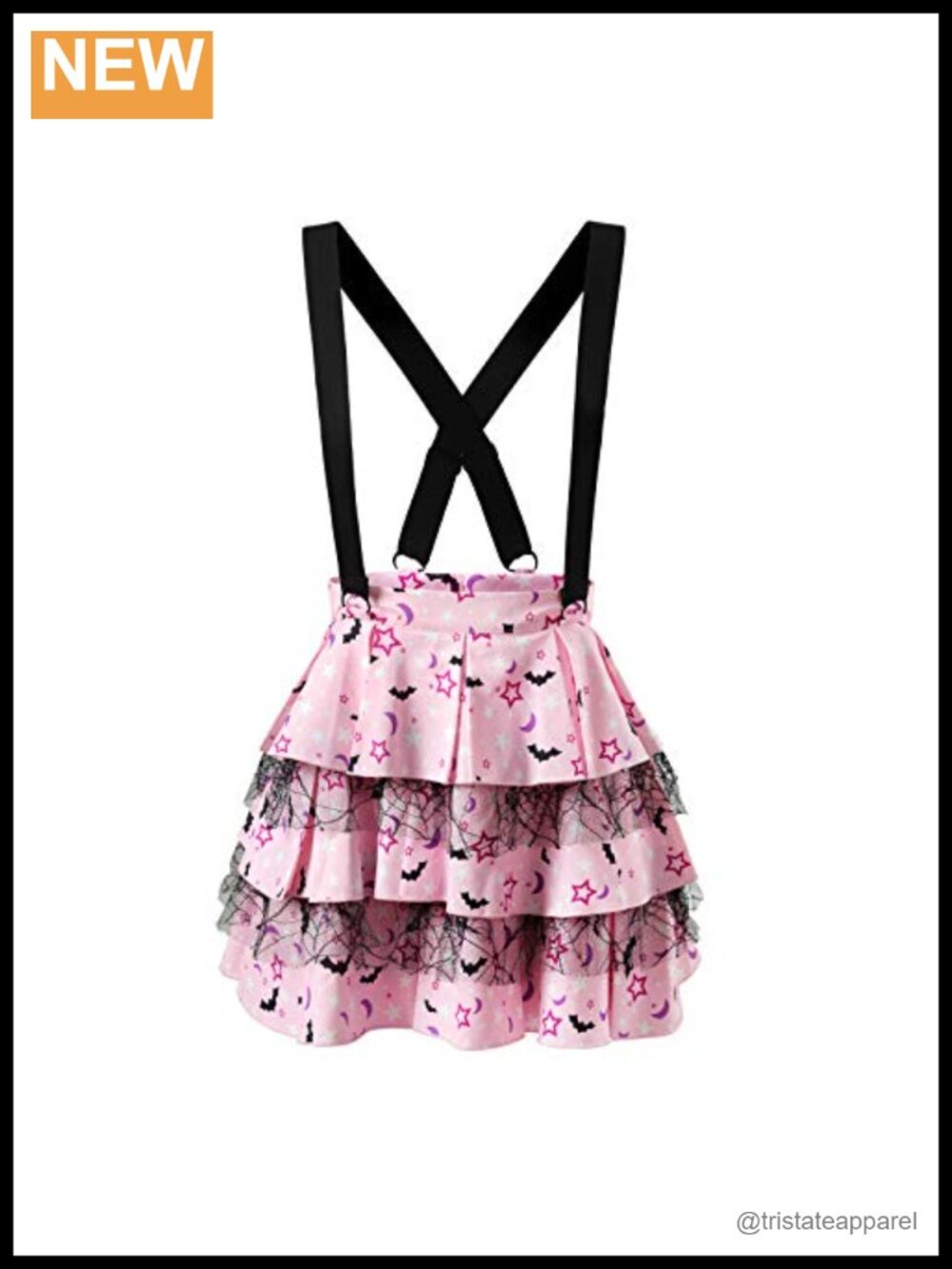 Pleated Tiered Ruffle Goth Princess Skirt Romper Cosplay Costume